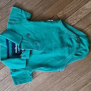 Baby Boys Pique Polo Bodysuit 3 month